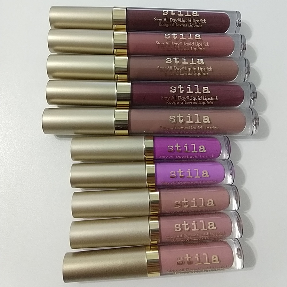 Bundle of 10 Stila Stay All Day Liquid Lipsticks